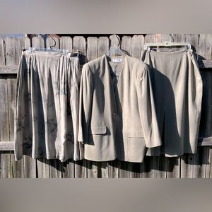 Vintage Rena Rowan for Saville Skirt Suit Set